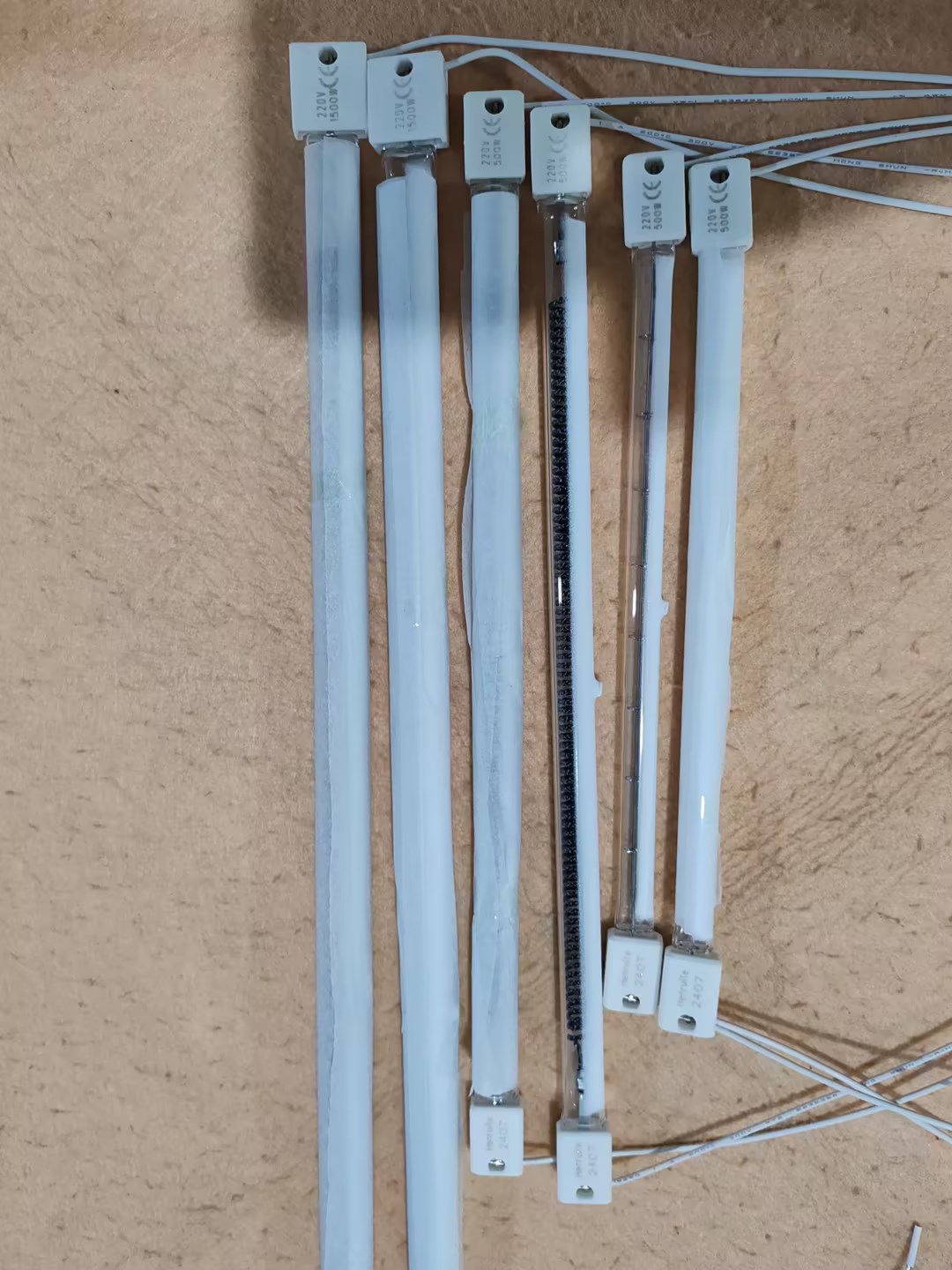 carbon fiber filament heat lamp