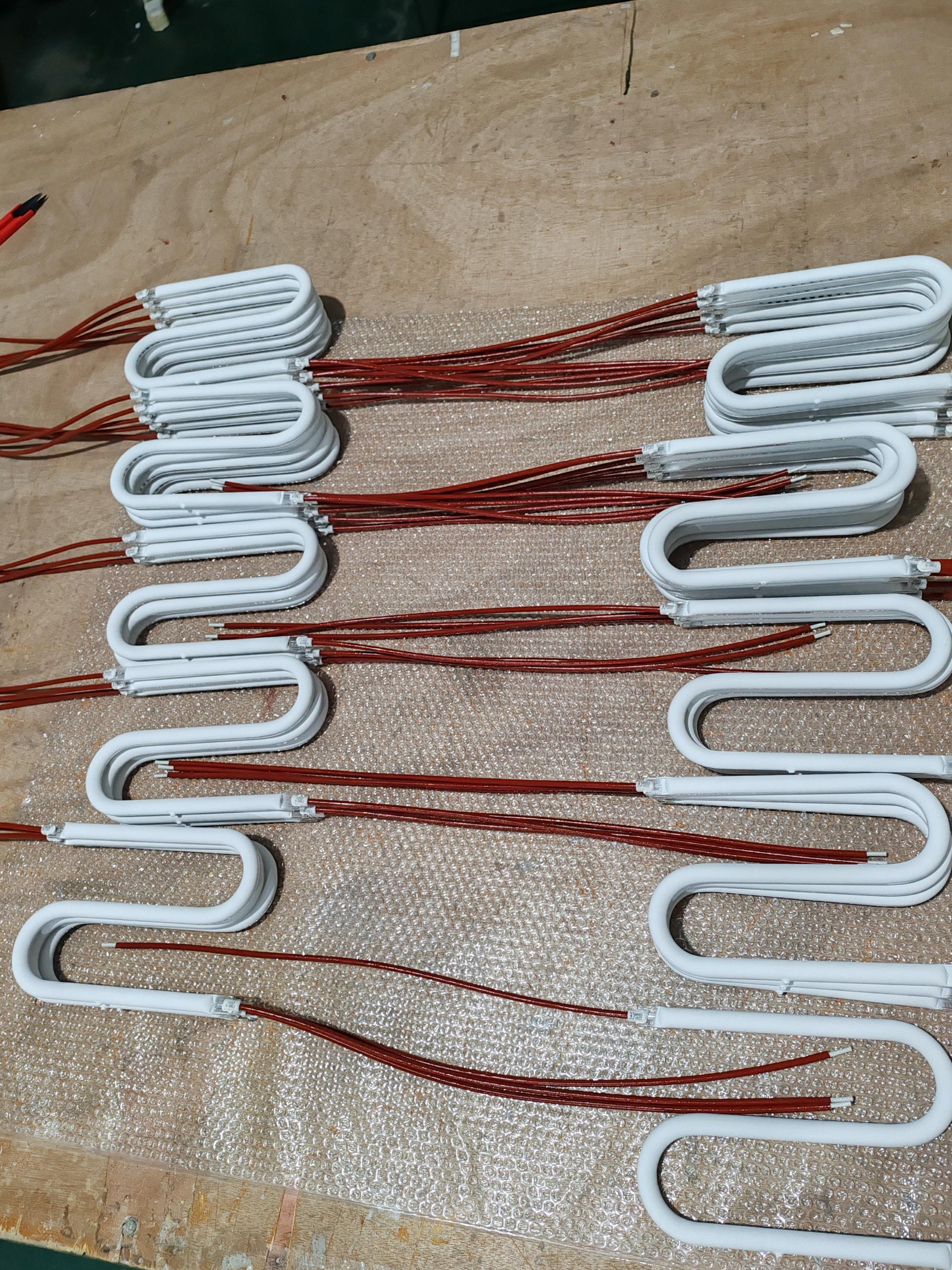 infrared carbon heating lamp 640mm 2600w carbon fiber heat tube