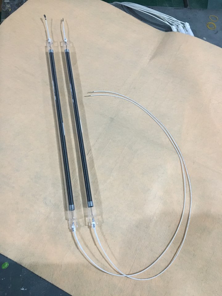 heat lamp ir carbon fiber for printing machine 1200w/1600w