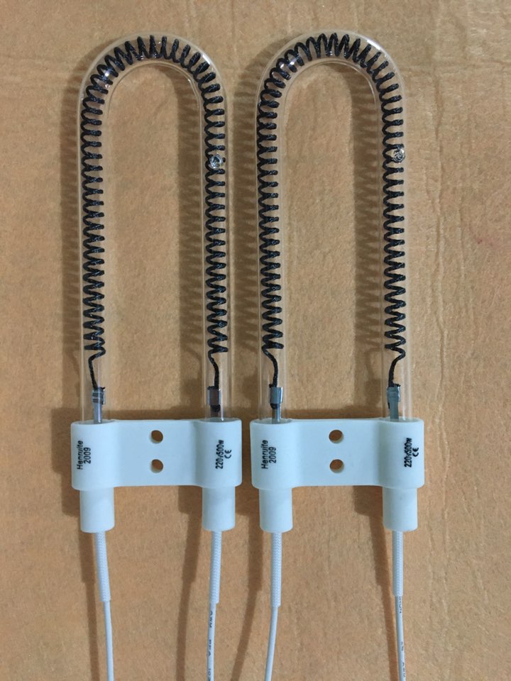 470mm 1000w carbon fiber heat lamp oven